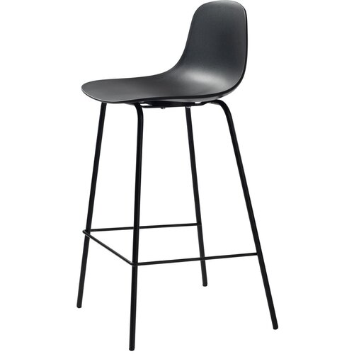 Unique Furniture Crna plastična barska stolica 92,5 cm Whitby - Slike