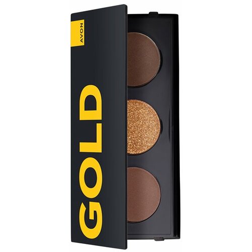 Avon Your Power trio paleta senki za oči - Gold Cene