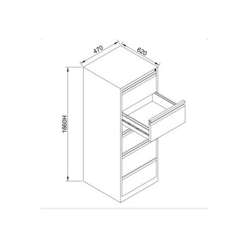 Hanah home Kartoteka crna polica sa fiokama Js1023Sı Cene
