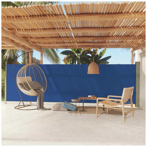  Uvlačiva bočna tenda za terasu 160 x 600 cm plava Cijene