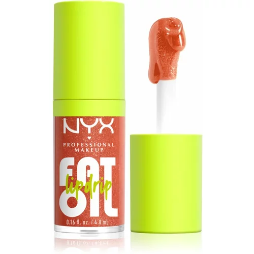 NYX Professional Makeup Fat Oil Lip Drip olje za ustnice 4,8 ml odtenek 01 My Main za ženske