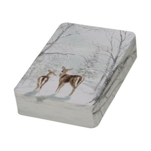 Metalna Novogodišnja metalna kutija "bambi" pravougaona ( 3503/041 ) Cene