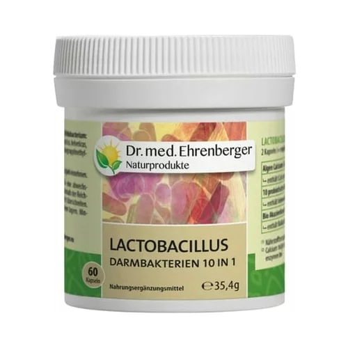 Dr. med. Ehrenberger - bio in naravni izdelki Lactobacillus crijevne bakterije 10u1