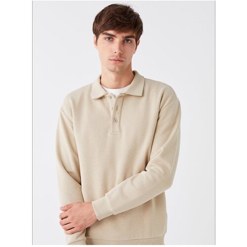 LC Waikiki Polo Neck Long Sleeve Men's Sweatshirt Slike