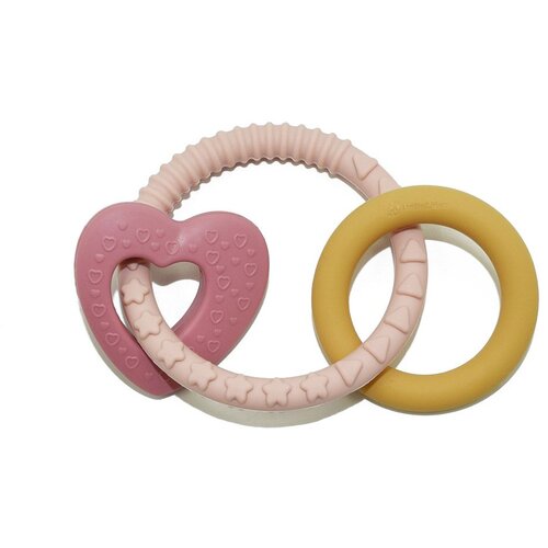 Petite &amp;amp; Mars Silicone teether grizalo Love 0 m+ 1 kos Slike