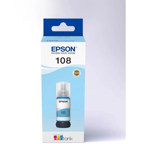 Epson Tinta 108 EcoTank Light Cyan Slike