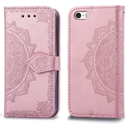  Maska za Samsung S10e/ G970 roze na preklop Arabesque flip Slike