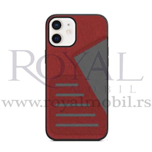  futrola leather mimo za iphone 12 / iphone 12 pro (6.1) crvena Slike