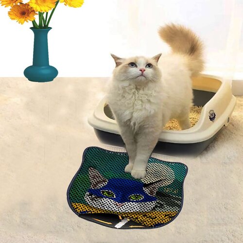 WALLXPERT Kdkafa0202 multicolor cat litter mat Cene