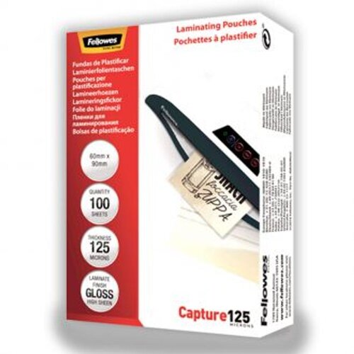 Fellowes Folija za plastifikaciju 60 x 90 mm 125 mic. 100/1 sjajna Cijene