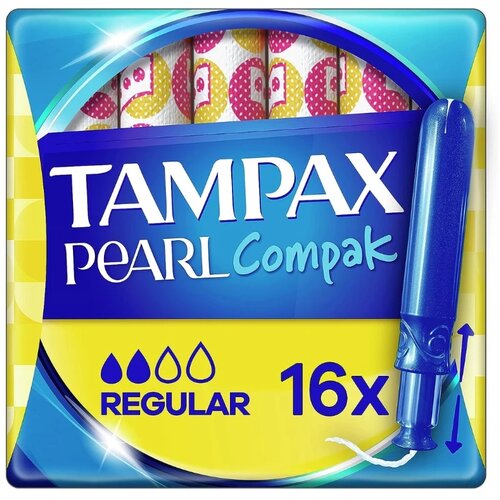 Tampax Tamponi Pearl Compak REGULAR 16/1 Slike