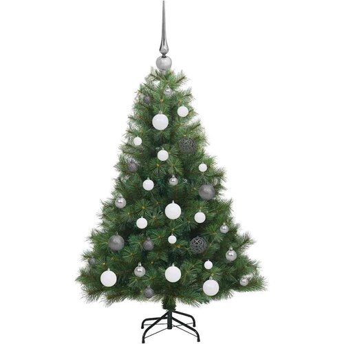 VidaXL Umjetno božićno drvce s stalakom Zelena 120 cm PE i PVC Slike