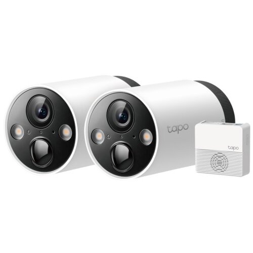 Tp-link Tapo C420S2 3,18mm dnevna/nočna WiFi 2K QHD črno/bela brezžična zunanja nadzorna kamera 2 kom Cene