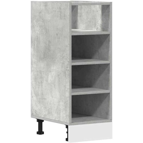 VidaXL Spodnja omarica betonsko siv 30x44,5x81,5 cm iverna plo&amp;scaron;ča Slike