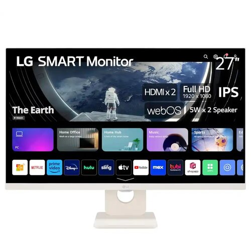 LG Smart 27SR50F-W, 27", IPS, 16:9, 1920x1080, 2xHDMI, monitor z zvočniki, (21143261) Cene