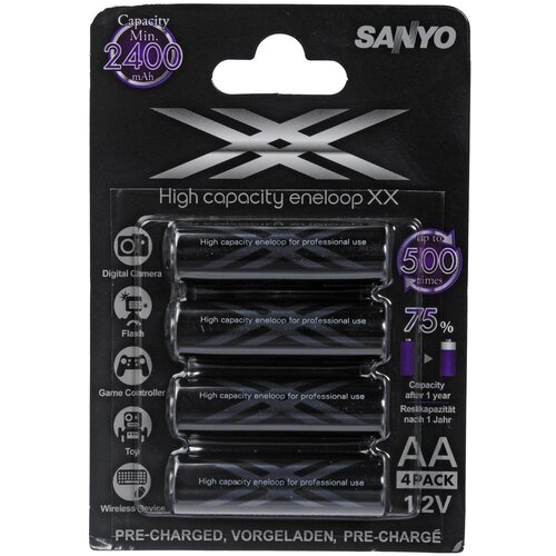  baterije Sanyo Black 4xAA 2400 mAh Cijene