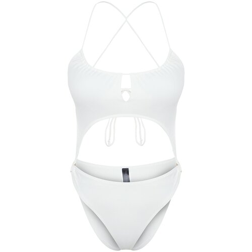 Trendyol swimsuit - White - Plain Slike