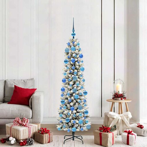  Umjetno božićno drvce Bijela 180 cm PVC i Metal i Plastika Cijene