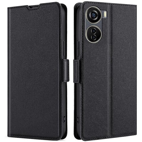 INORCO Super tanek ovitek za telefon z režo za kartice za ZTE Axon 40 Lite, stojalo PU usnjena torbica za mobilni telefon, odporna na udarce, (22035214) Cene