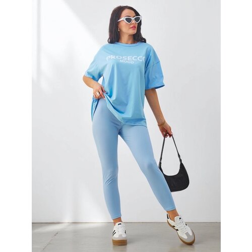 Resti Cotton women's set with short sleeves and leggings Cene