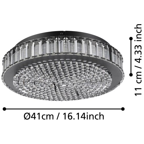 Eglo 390248 - LED prigu&amp;scaron;iva stropno svetlo BALPARDA LED/23,5W/230V 4000K Slike