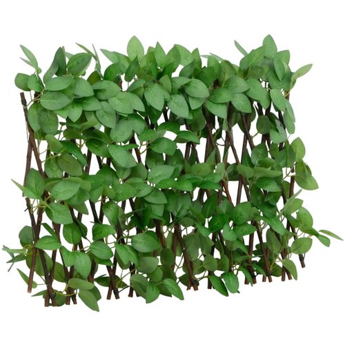 vidaXL Proširiva rešetka od umjetnog bršljana zelena 180 x 30 cm Cijene