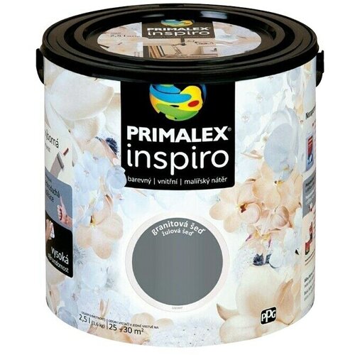  Unutarnja disperzijska boja Primalex Inspiro (Sive boje, 2,5 l) Cijene