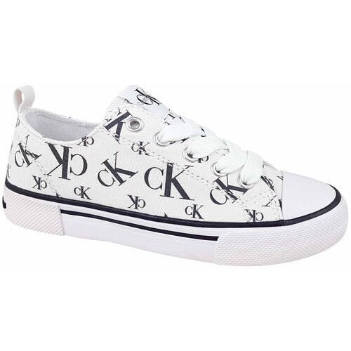 Calvin Klein Jeans Nizke superge Logo All Over Bela Cene