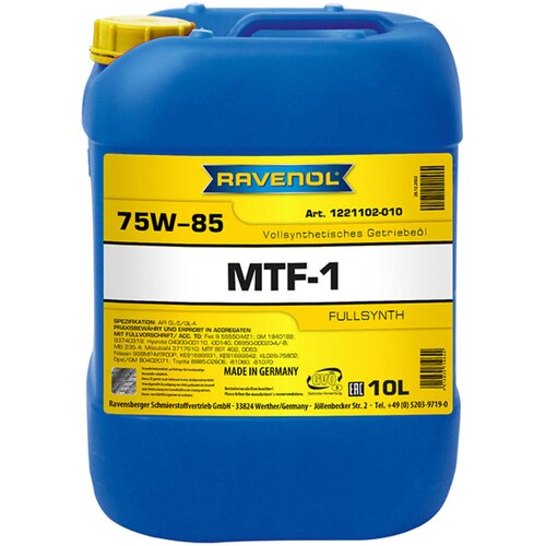 RAVENOL Ulje za prenos MTF-1, 75W-85, 10L Cene
