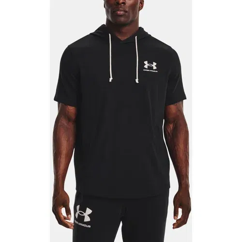 Under Armour RIVAL TERRY LC SS HD Muška fitness majica, crna, veličina