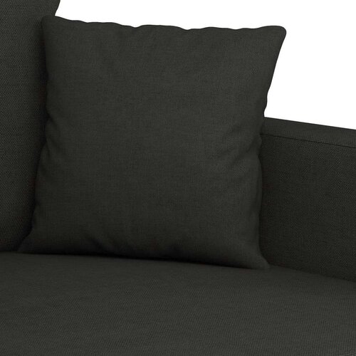  Trosjed od tkanine Crna 180 cm Slike