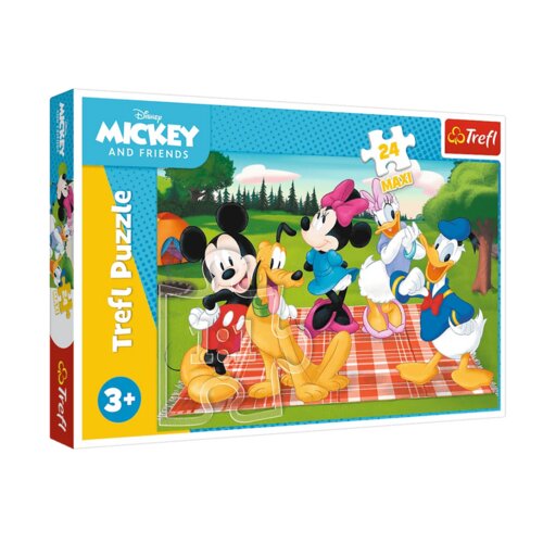 Slagalica 24 Maxi &amp;ndash; Moj omiljeni Mickey Mouse &amp;ndash; Disney Mickey Mouse i prijatelji &amp;ndash; Trefl 14380 Slike
