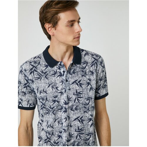 Koton Polo T-shirt - Blue - Regular fit Slike