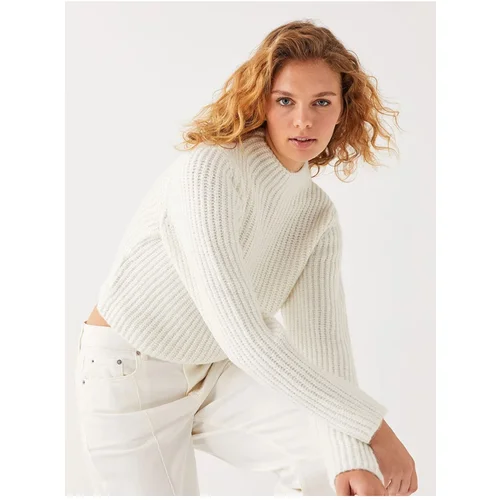 LC Waikiki High Collar Plain Long Sleeve Women's Knitwear Sweater