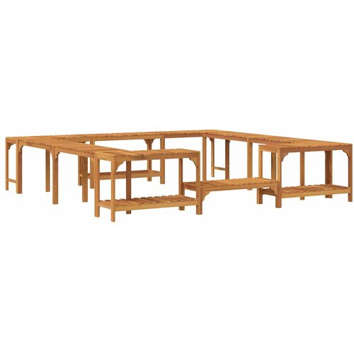 vidaXL Obrobje vroče kadi Rjava 255 x 255 x 55,5 cm, (5000221668) Cene