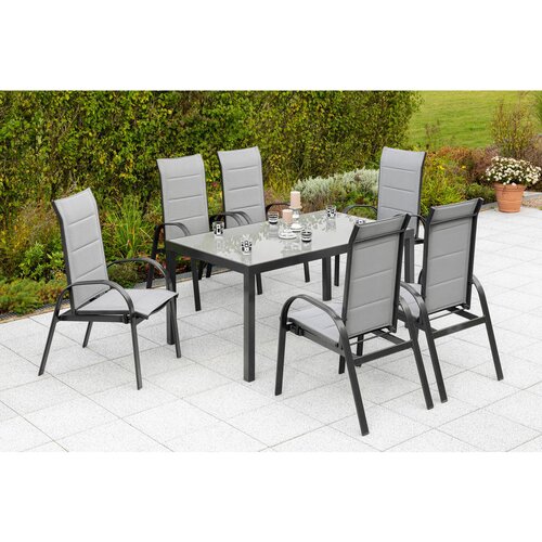 Gardenson vrtni set aluminij barve grafita, siva barve grafita, siva Slike