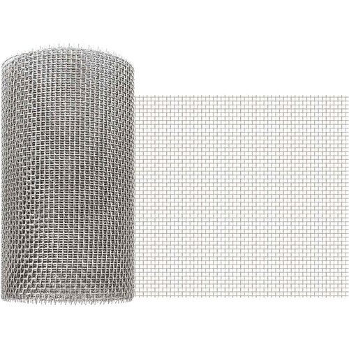 vidaXL Mrežna zaslona 20 x 200 cm 6 Mesh Inox 201 Srebrna, (5000301328) Cene