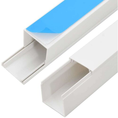 vidaXL Kabelska cev samolepilna 20x10 mm 30 m PVC Cene