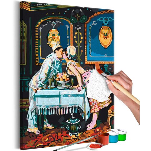  Slika za samostalno slikanje - The Kiss by Toulmouche 40x60 Cene