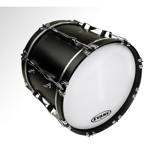 Evans BD16MS1W MX1 Marching Bass White 16&amp;quot; Opna za koncertni bubanj Slike