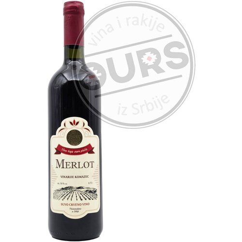  Komazec Merlot 0,75L Cene