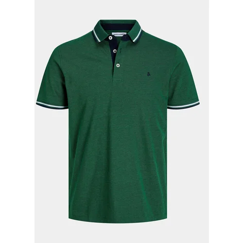 Jack & Jones Polo majica Jjepaulos 12136668 Zelena Slim Fit