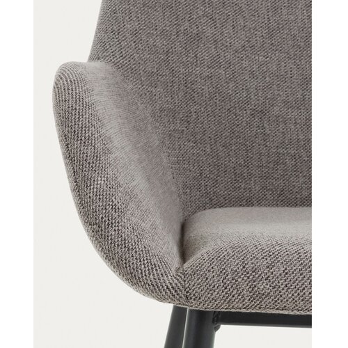 Kave Home Temno sivi jedilni stoli v kompletu 4 ks Konna &amp;ndash; Slike
