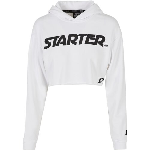 Starter Black Label Ladies Starter Cropped Hoody White Slike