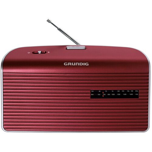 Grundig radio tranzistor music 60 red/silver Slike