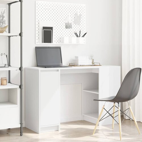 Furnova Pisalna miza bela 120x42x76 cm inženirski les, (21925303) Slike