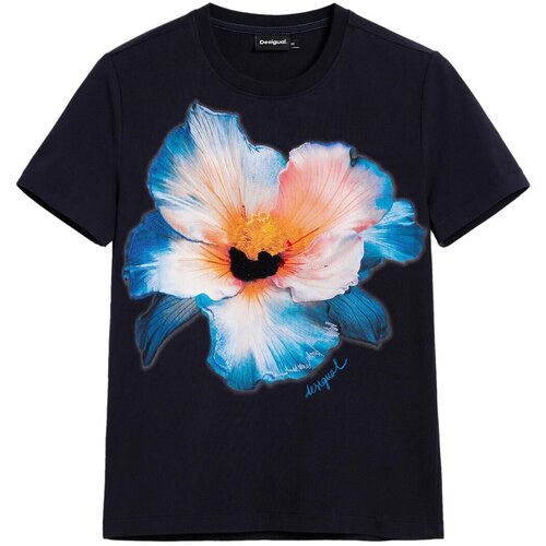 Desigual Majica kremna / modra / črna Cene