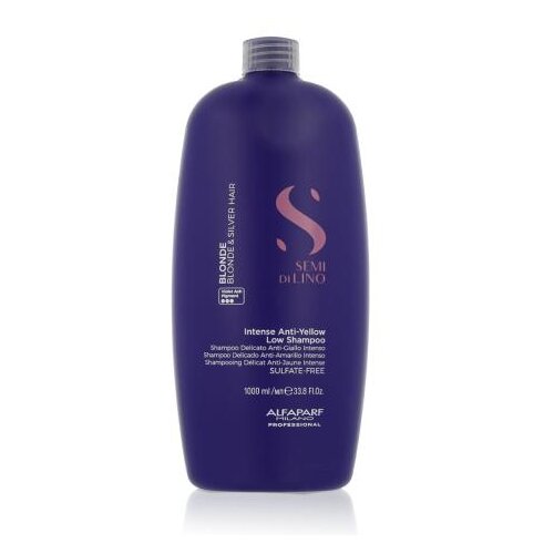 ALFAPARF MILANO Semi Di Lino Blonde Intense Anti-Yellow Low Shampoo 1000 ml &amp;scaron;ampon svetli lasje za ženske Slike