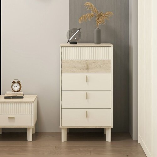 Hanah home komoda Valento 20462, 60 cm, Moonstone / travertin Cene
