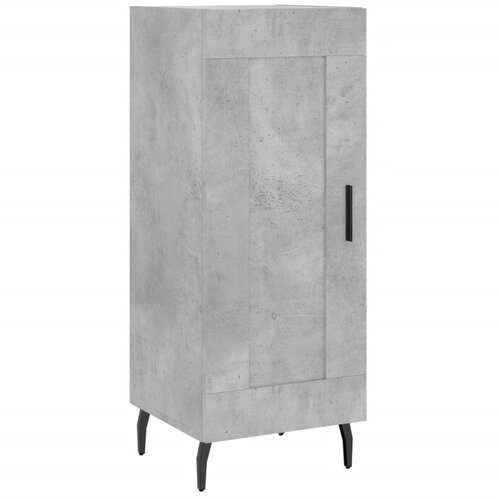  Visoka komoda siva betona 34,5x34x180 cm od konstruiranog drva Slike